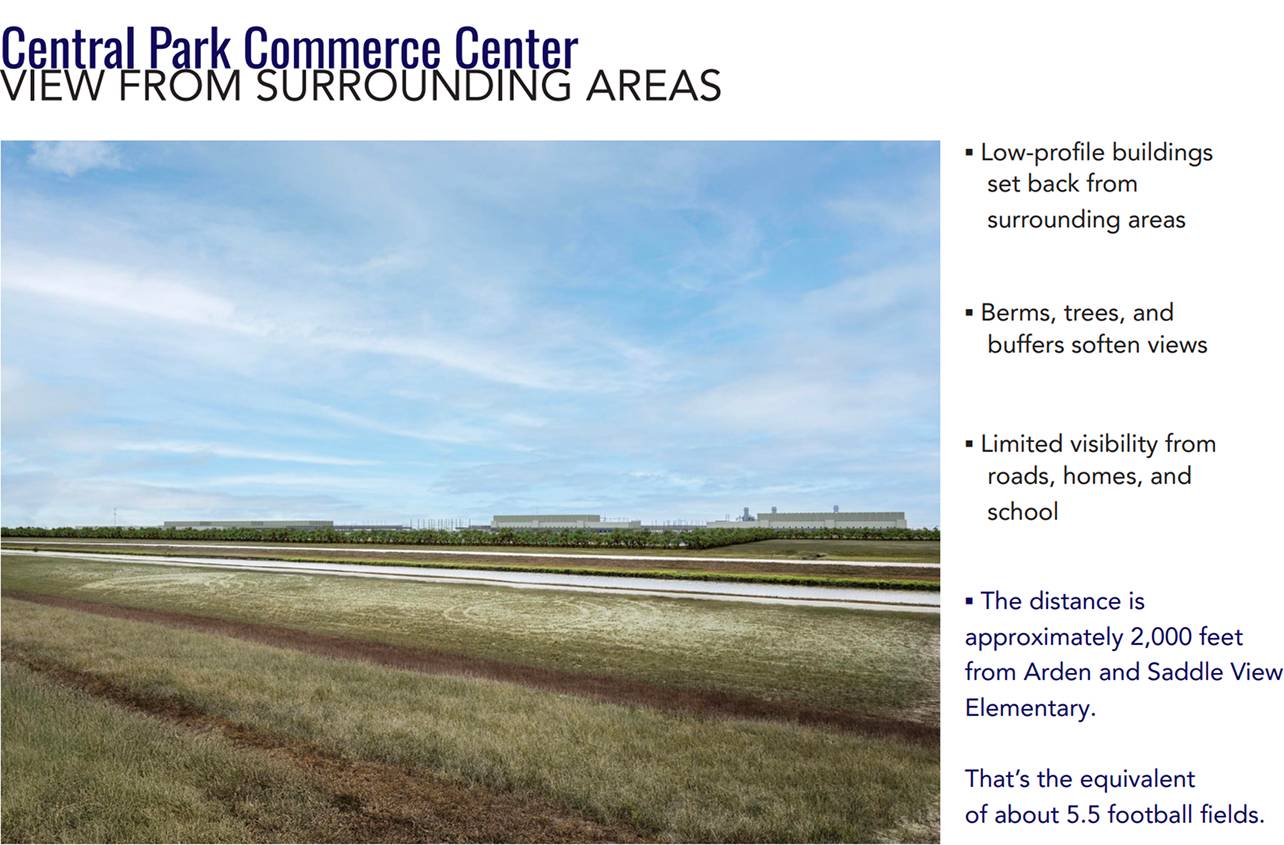 Central Park Commerce Center View From Surrounding Areas