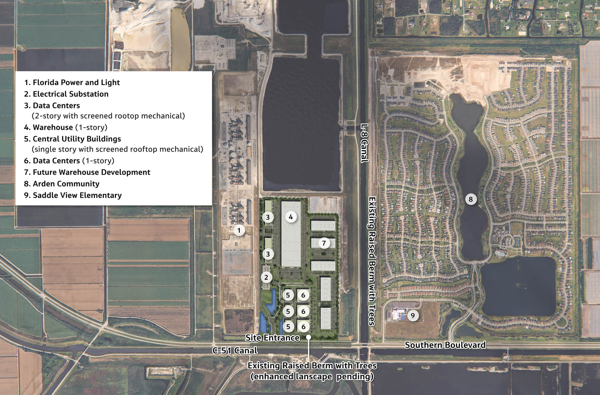Central Park Commerce Center Context Map