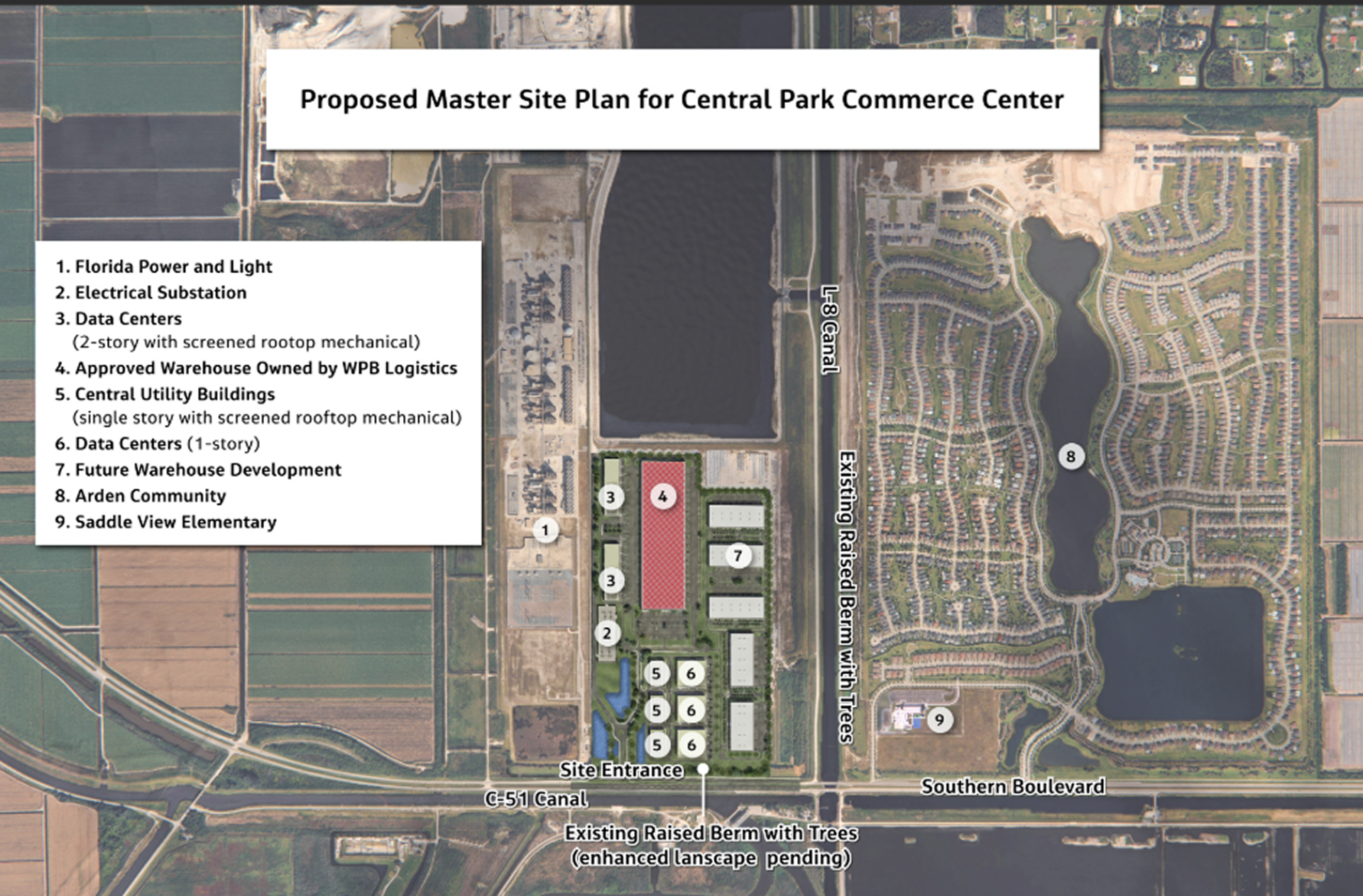 Central Park Commerce Center Context Map